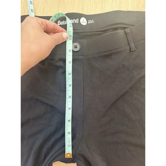 Betabrand Classic Dress Straight Yoga Pants Black Stretch Womens Large Petite - Picture 8 of 10
